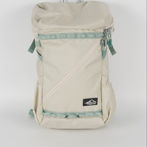 Light-colored drawstring waterproof outdoor hiking backpack