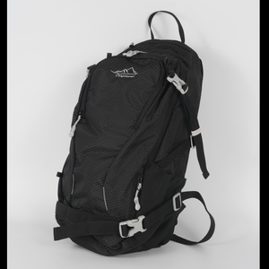 Black large-capacity cycling backpack