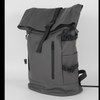 Gray Business backpack with waterproof and dust-proof film coating