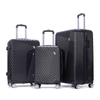 ABS black luggage case set