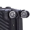 ABS black luggage case set