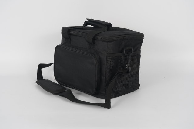 Black waterproof picnic bag