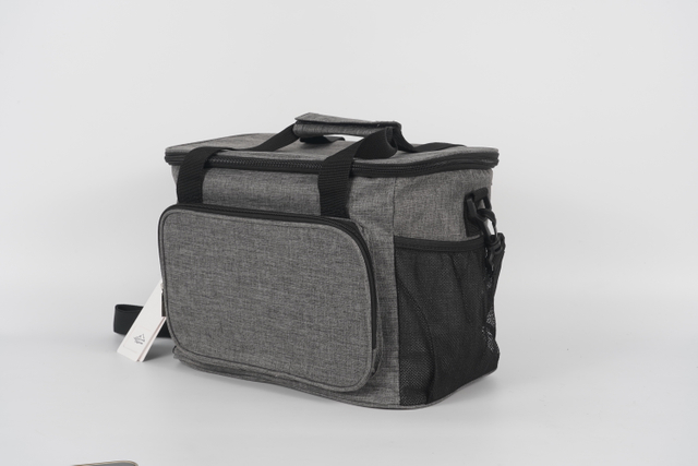 Waterproof grey picnic bag