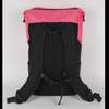 Pink outdoor waterproof hiking backpack made of TPU material